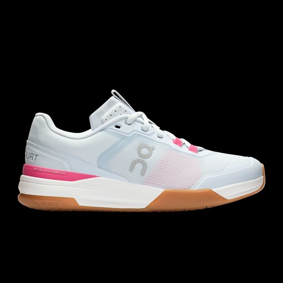 New On The Roger Advantage Pro Sneaker in Ivory & Pink - Picture 1 of 10